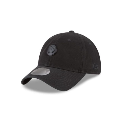 Atlanta Hawks Gorra | New Era NBA Micro Matte 9twenty Adjustable Cap Mexico - Negros